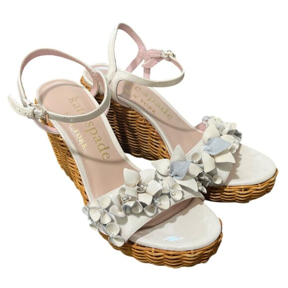 Kate Spade New York Shoes - Kate Spade New York Fiori Platform Wedges Womens Sandals Size EU 37.5 / US 7B